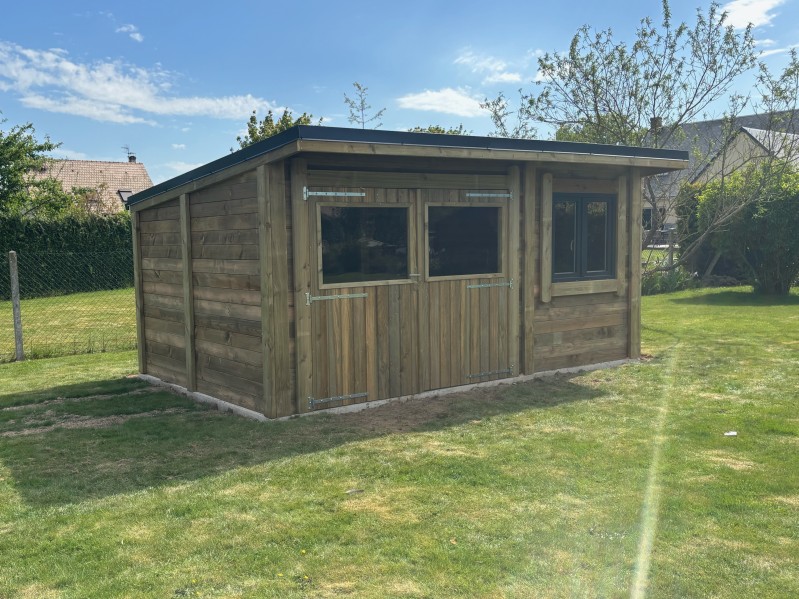 Abri de jardin de 16,5m2 
