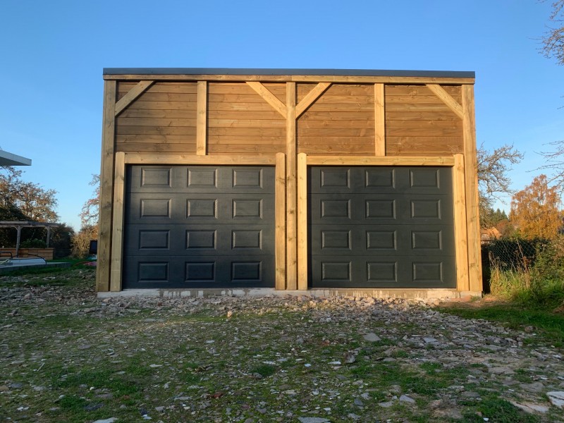 Garage mono pente 6,00x6,00m