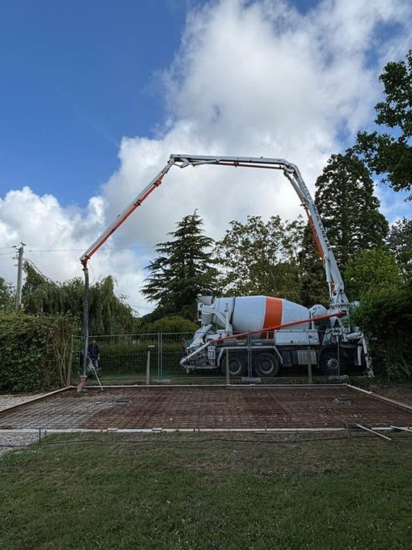 Triple garage double pente de 63m2 près de Nassandres-sur-Risle 