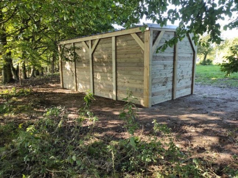 Boxe 3,00x6,00m mono pente