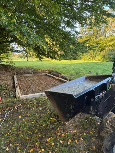 Pose d'un garage monopente de 18m2 près de Pacy-sur-Eure