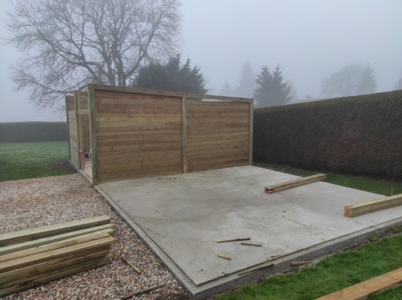 Début de chantier sur la commune de Puché