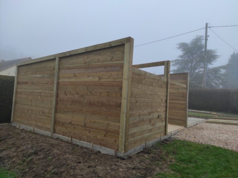 Début de chantier sur la commune de Puché