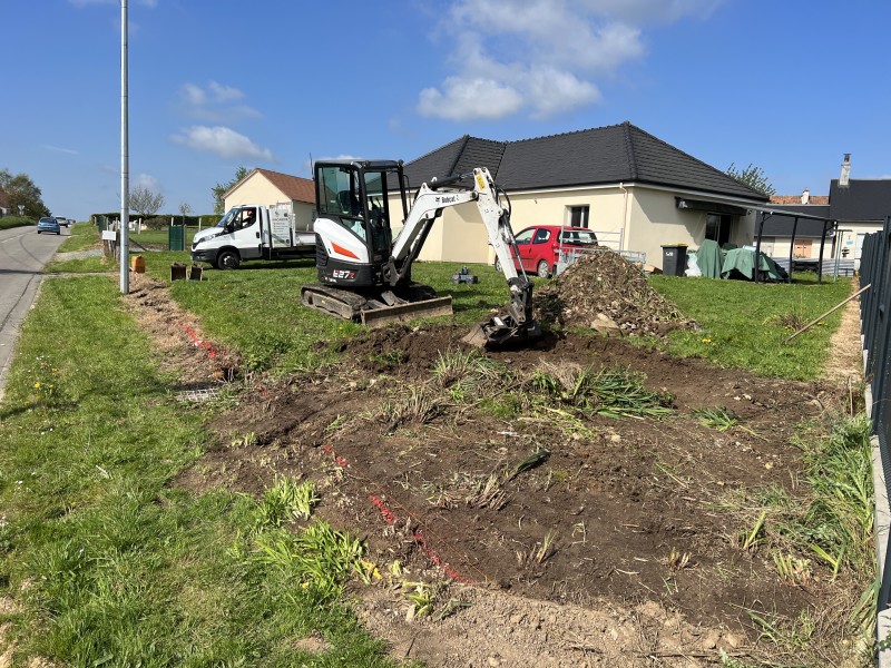 Début de travaux sur la commune de Boissay