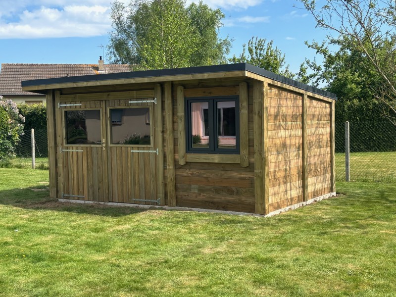 Abri de jardin de 16,5m2 