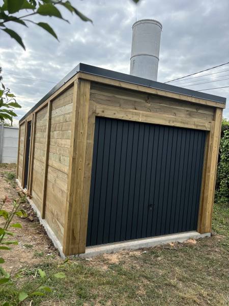 Garage monopente de 18m2 près du Neubourg