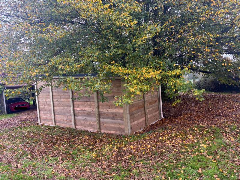 Pose d'un garage monopente de 18m2 près de Pacy-sur-Eure