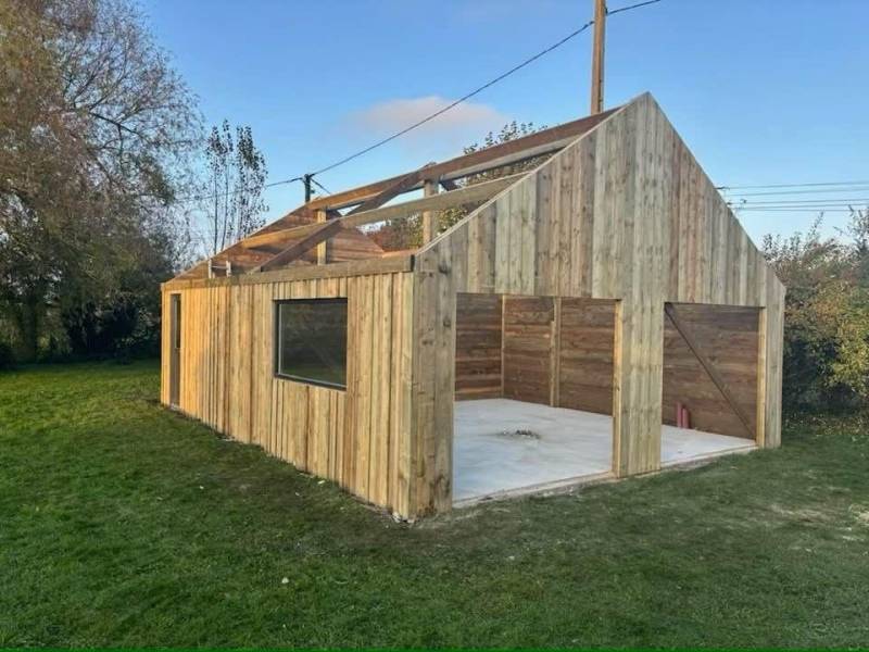Garage Double pente de 55m2 près du Neubourg