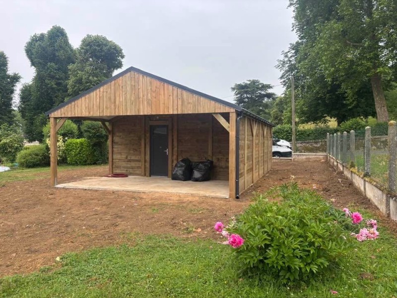 Garage double pente de 54m2