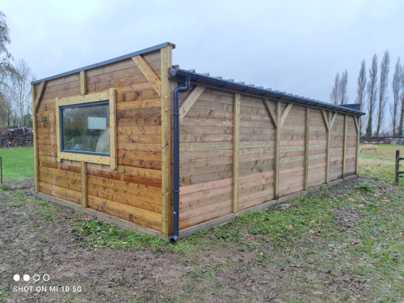 Garage toit plat de 5,00x10,00m sur la commune de Bourgtheroulde