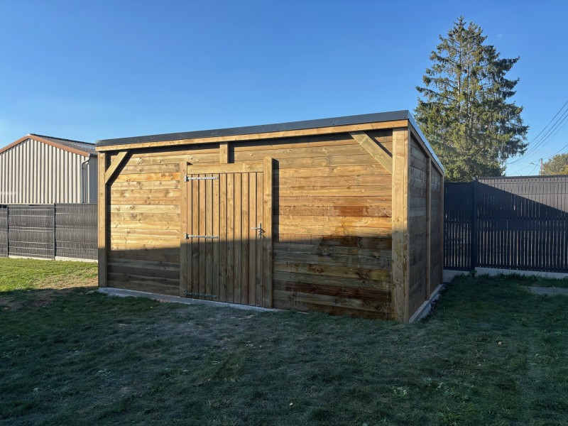 Abri de jardin Monopente de 19,25m2 près du Neubourg 