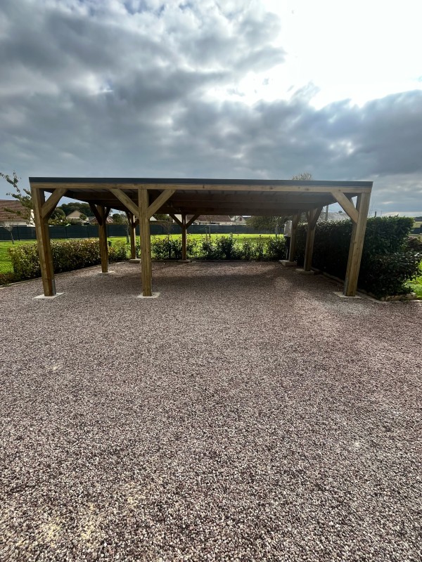 Carport Monopente de 45m2 près de Bolbec 