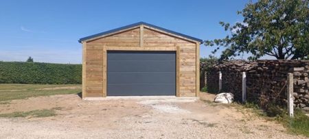 Notre zone d'activité pour ce service Plan d’un garage double pente en bois
