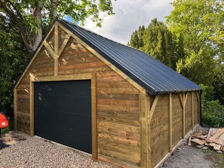 Notre zone d'activité pour ce service Constructeur de garage en bois double pente pas cher