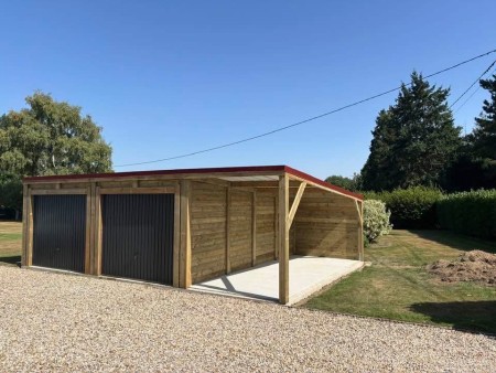 Notre zone d'activité pour ce service Garage en bois douglas pour protéger sa voiture